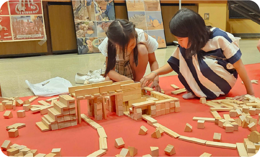 小学生も楽しめる遊びのスペース